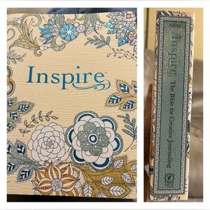 NLT Inspire Journaling And Creativity Bible - NEW IN NEW CONDITION.